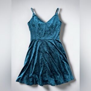 Velvet cocktail dress